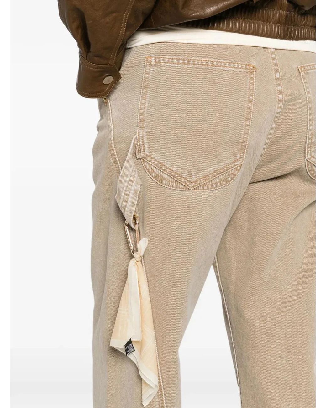 DARKPARK White "Sienna" Loose Side Split Denim