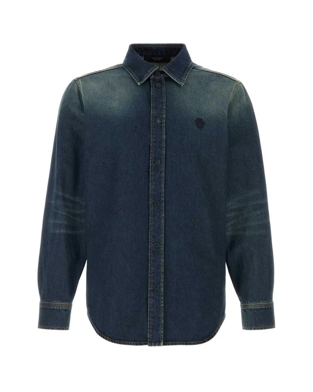 Gucci Blue Denim Shirt for men