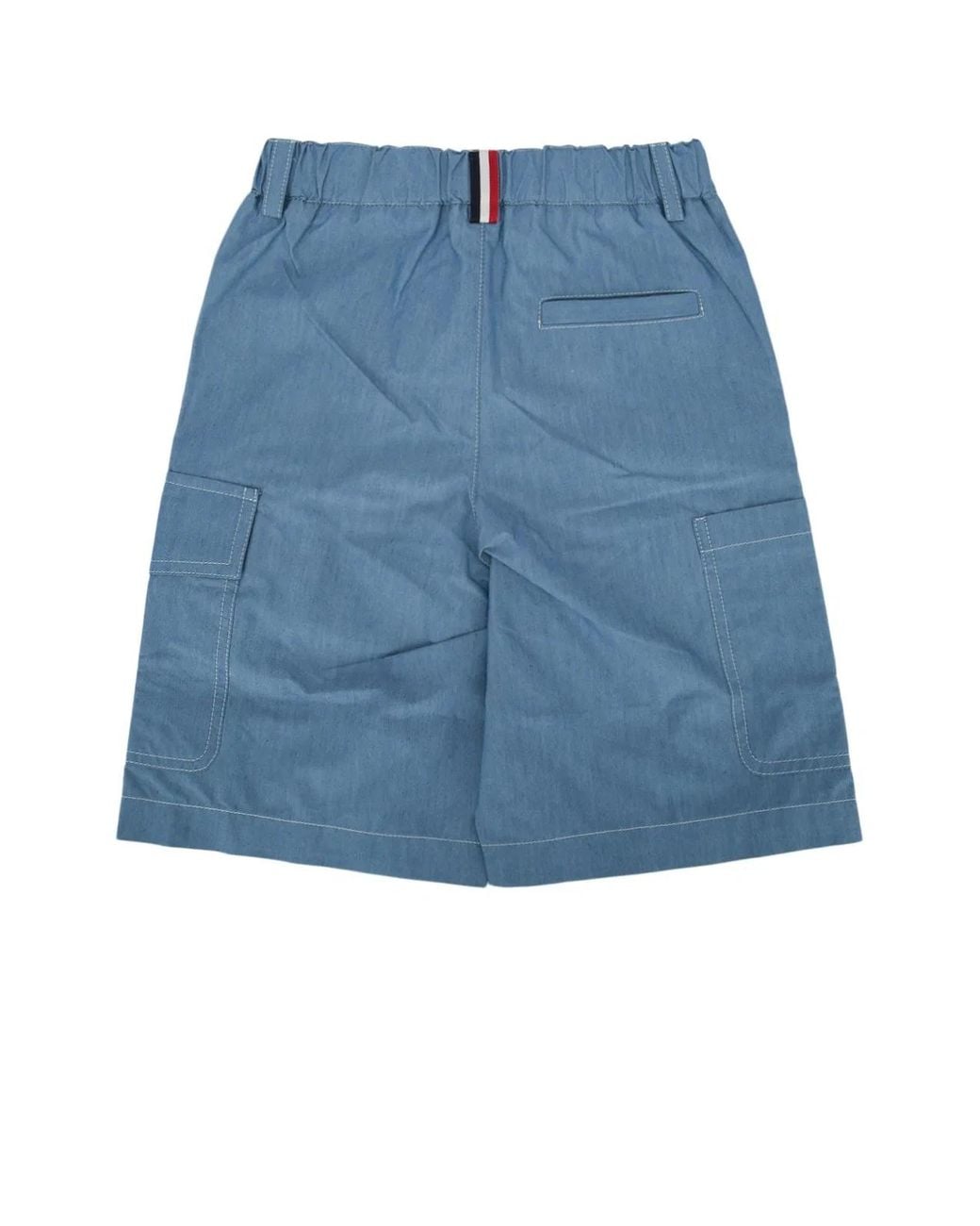 Moncler Blue Jr Shorts