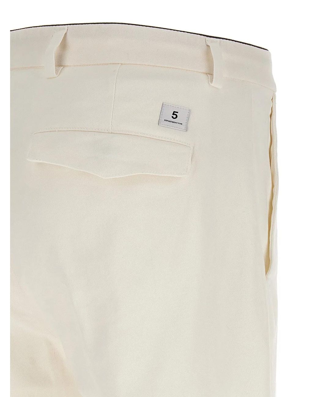 Department 5 White 'Prince' Pants for men
