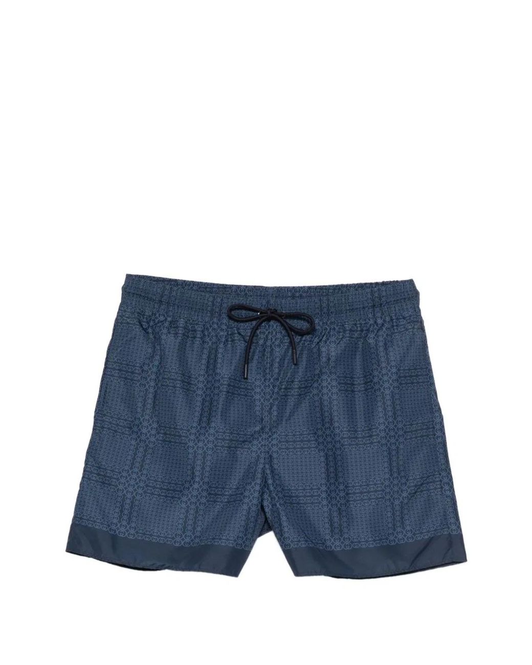 Gucci Blue Printed Swim Shorts for men