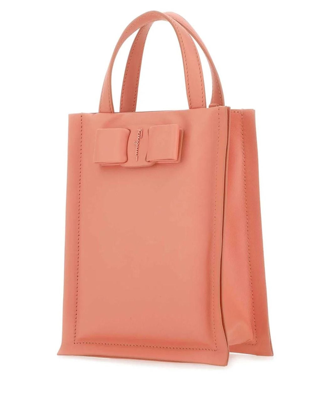 Ferragamo Pink Borsa A Mano Viva Mini