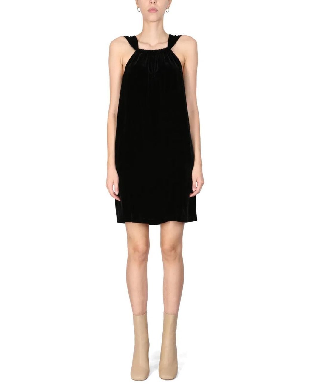 Boutique Moschino Black Mini Trapeze Dress