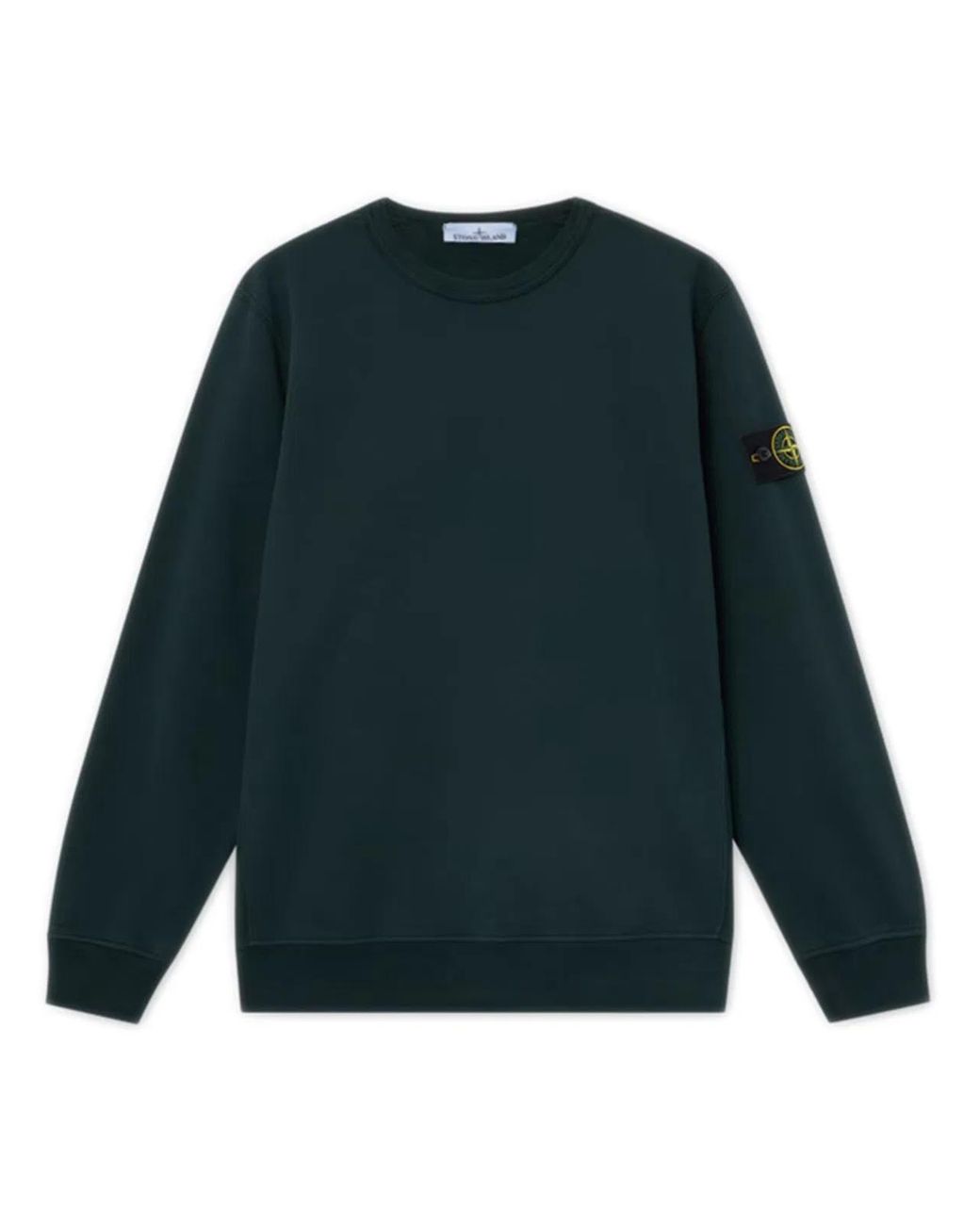 Stone Island Green Crewneck Sweatshirt for men