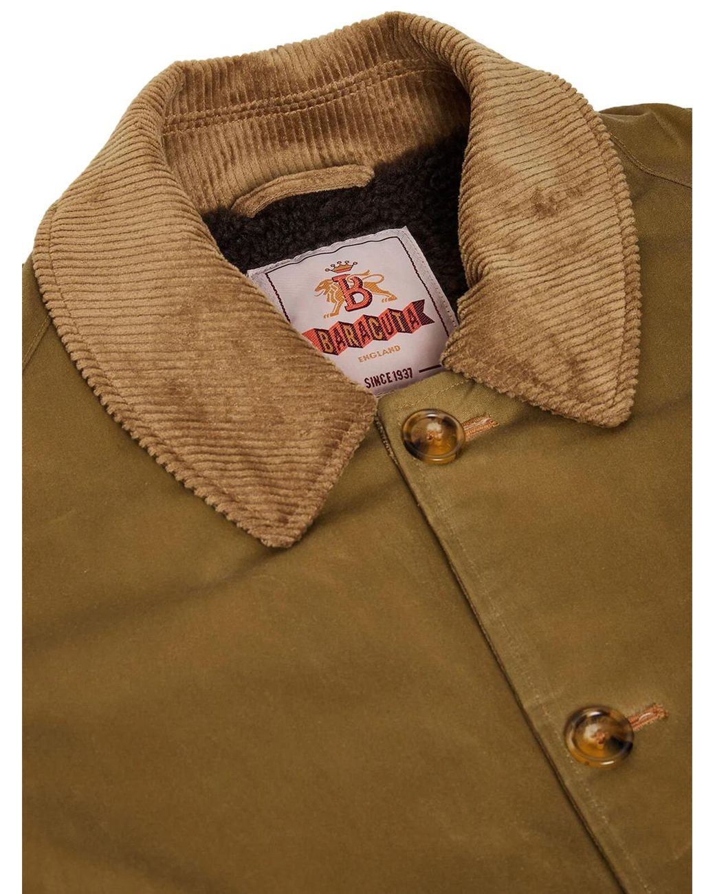 Baracuta Natural Giacca "Deck" Cerata for men