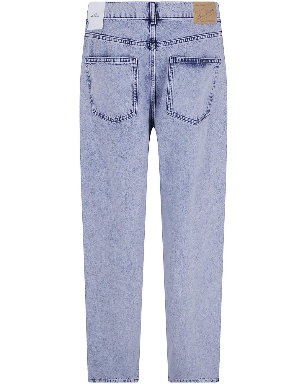 Les Deux Blue Roi Bleached Denim Jeans for men
