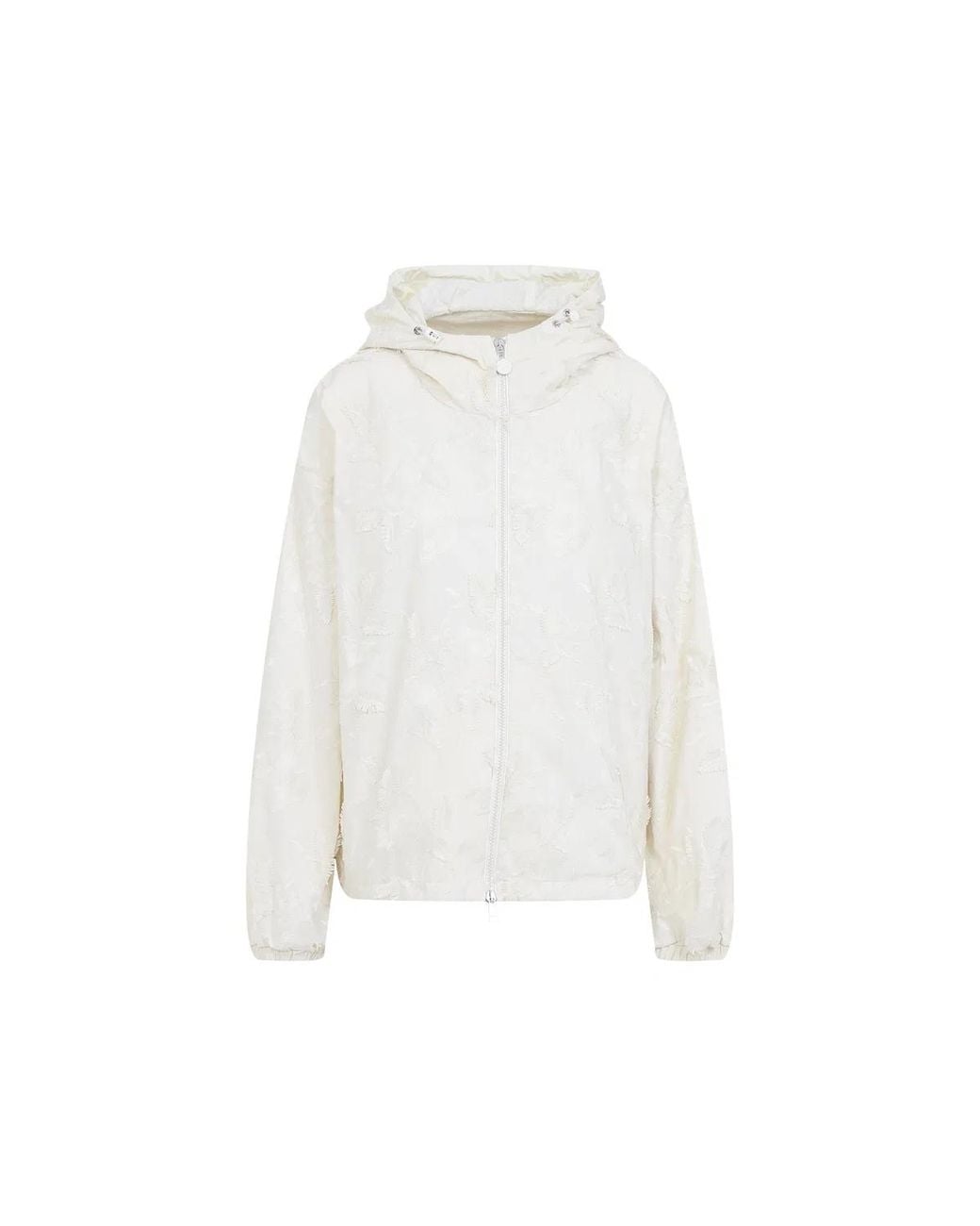 Moncler White Charmeil Giubbotto
