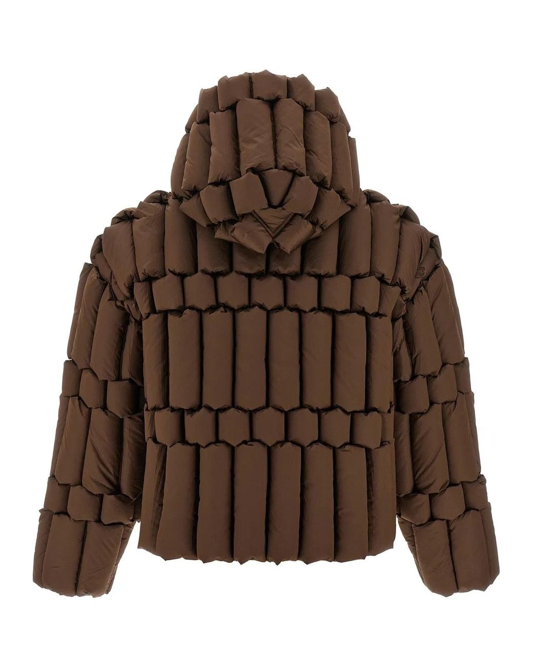 RAXXY Brown 3D Down Jacket