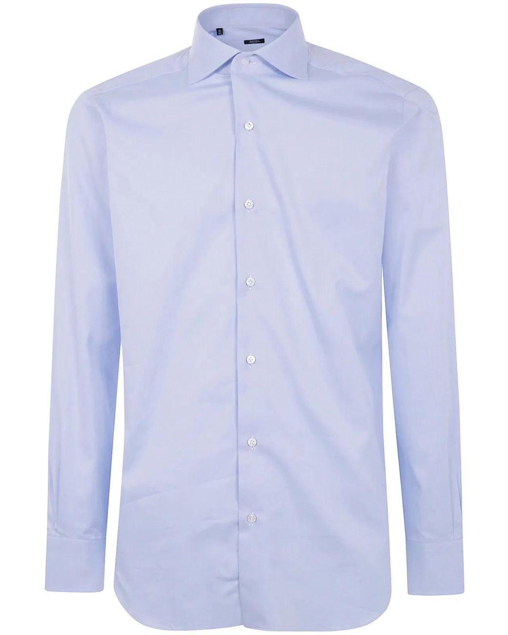 Barba Napoli Blue "Twill" Shirt for men