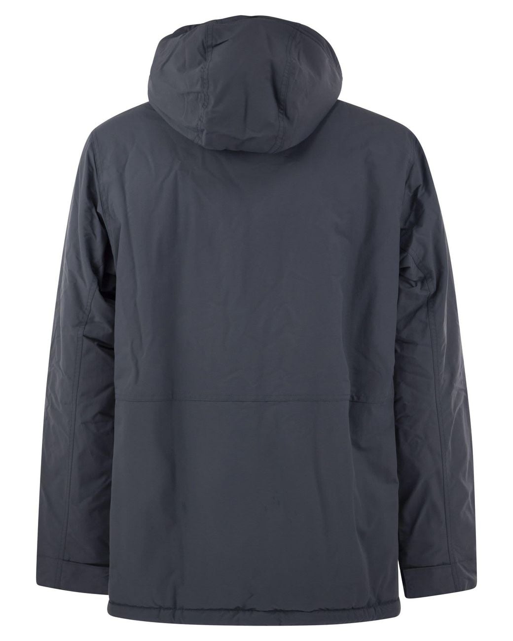 Patagonia Blue Recycled Nylon Hooded Insulated Parka for men