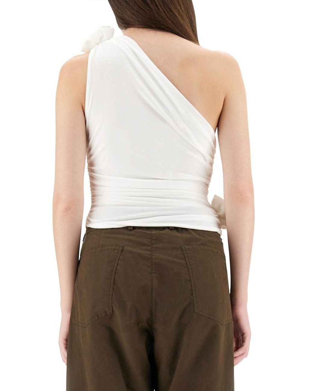 Magda Butrym White One Piece Top