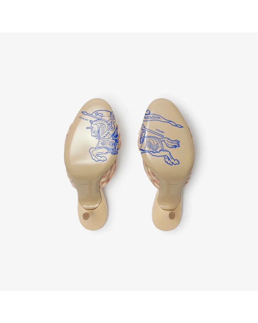 Burberry Metallic Birdie Slingback Pumps 55