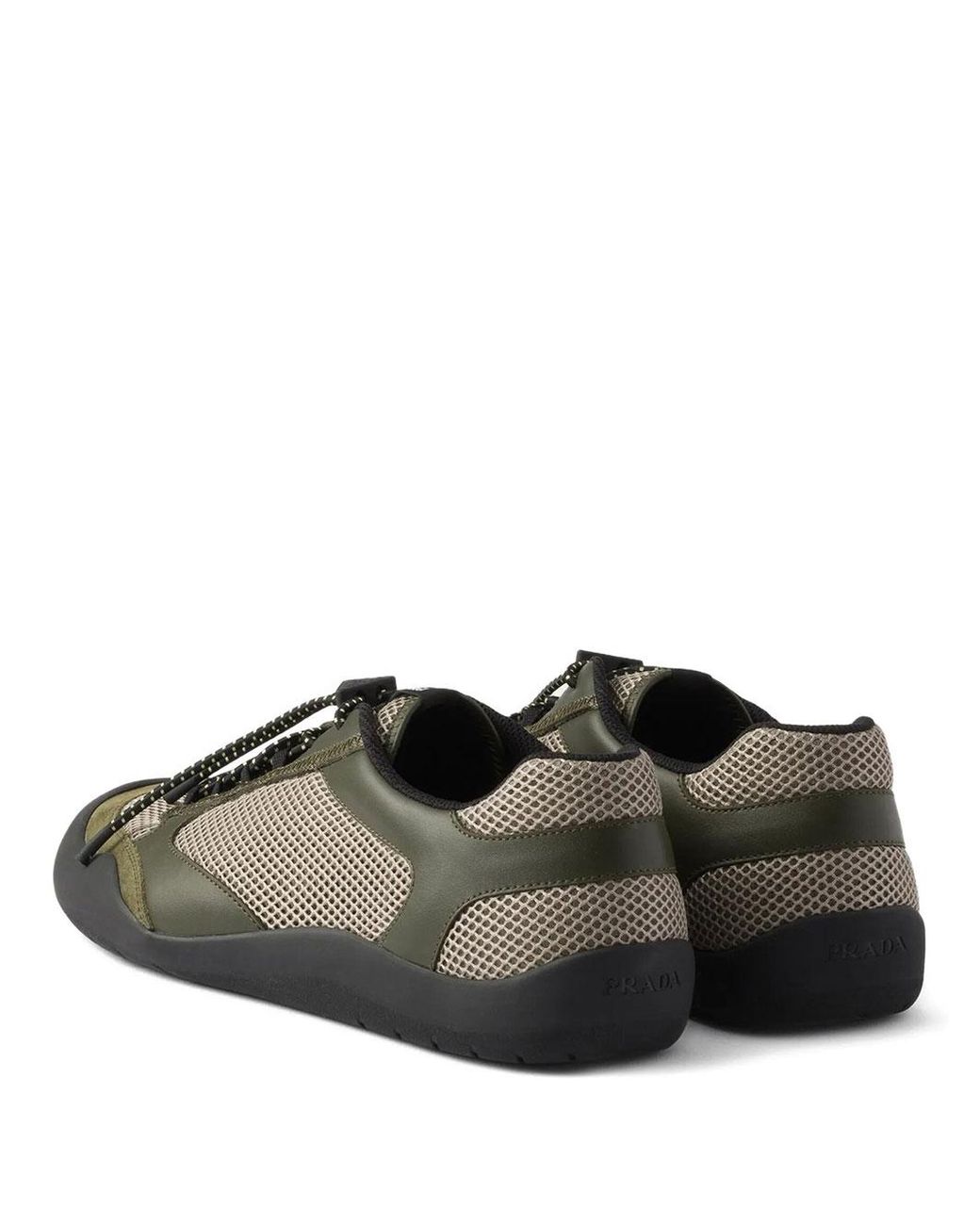 Prada Black Speedrock Sneakers for men