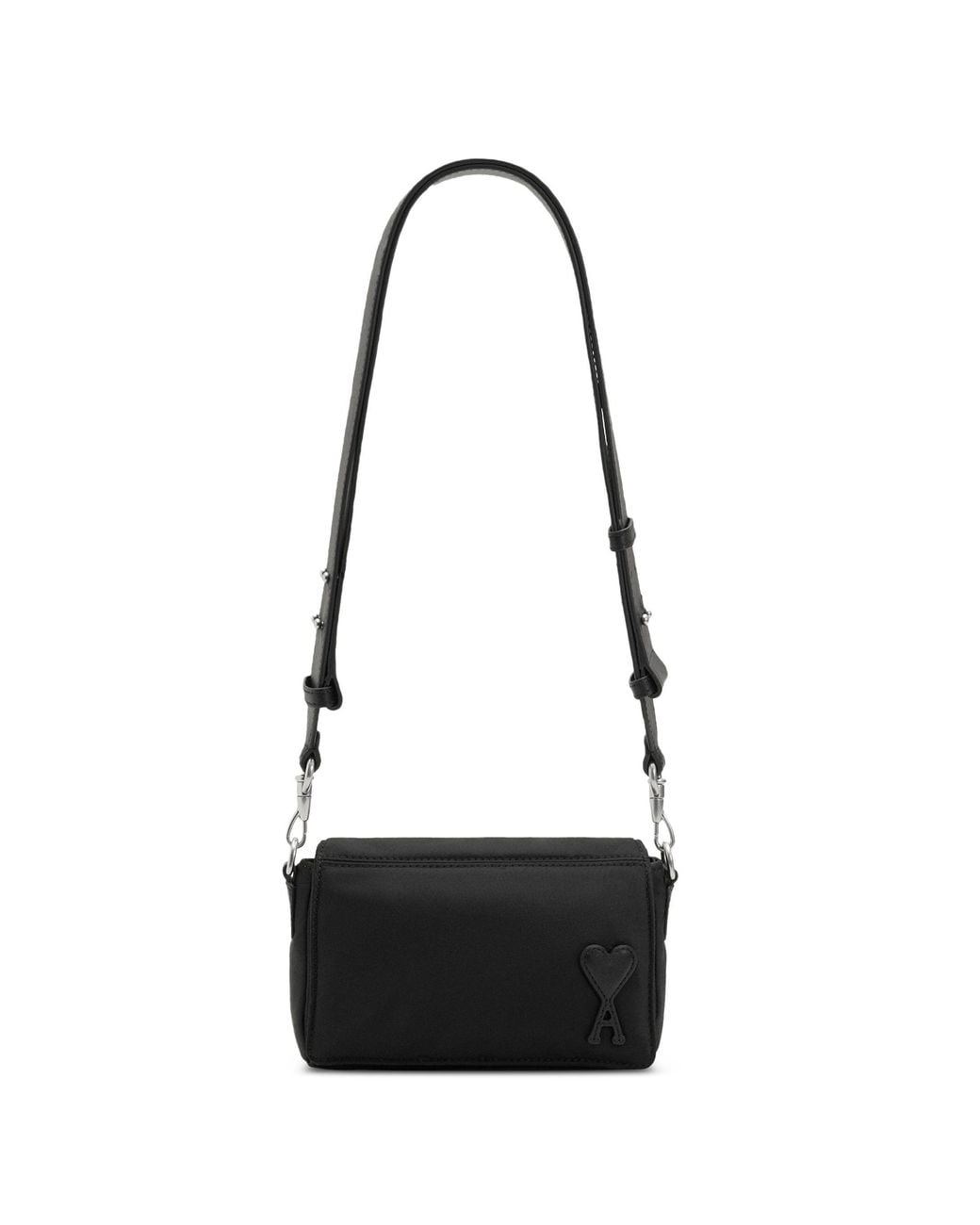 AMI Black Marcel Padded Shoulder Bag for men