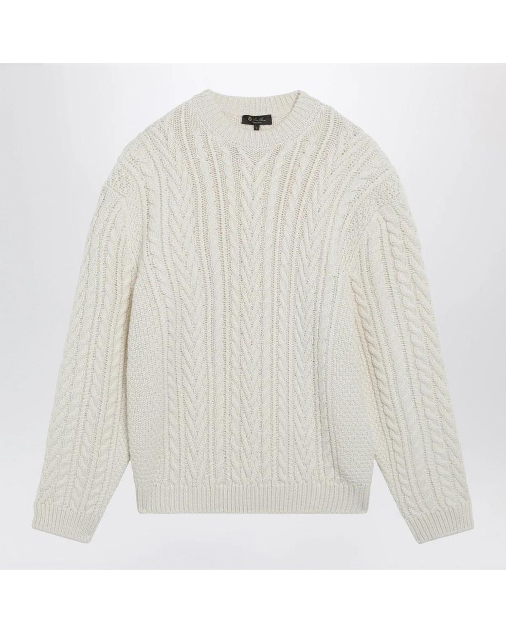 Loro Piana White Schooner Sweater for men