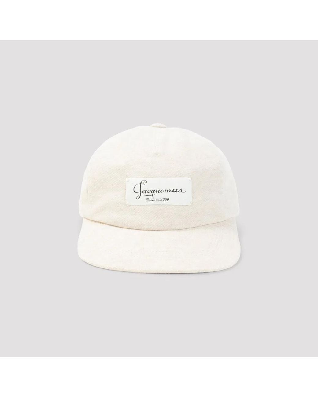 Jacquemus White Le Casquette Montaigne Hat