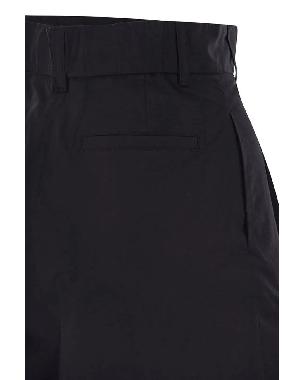 Herno Blue Stretch Cotton Bermuda Shorts