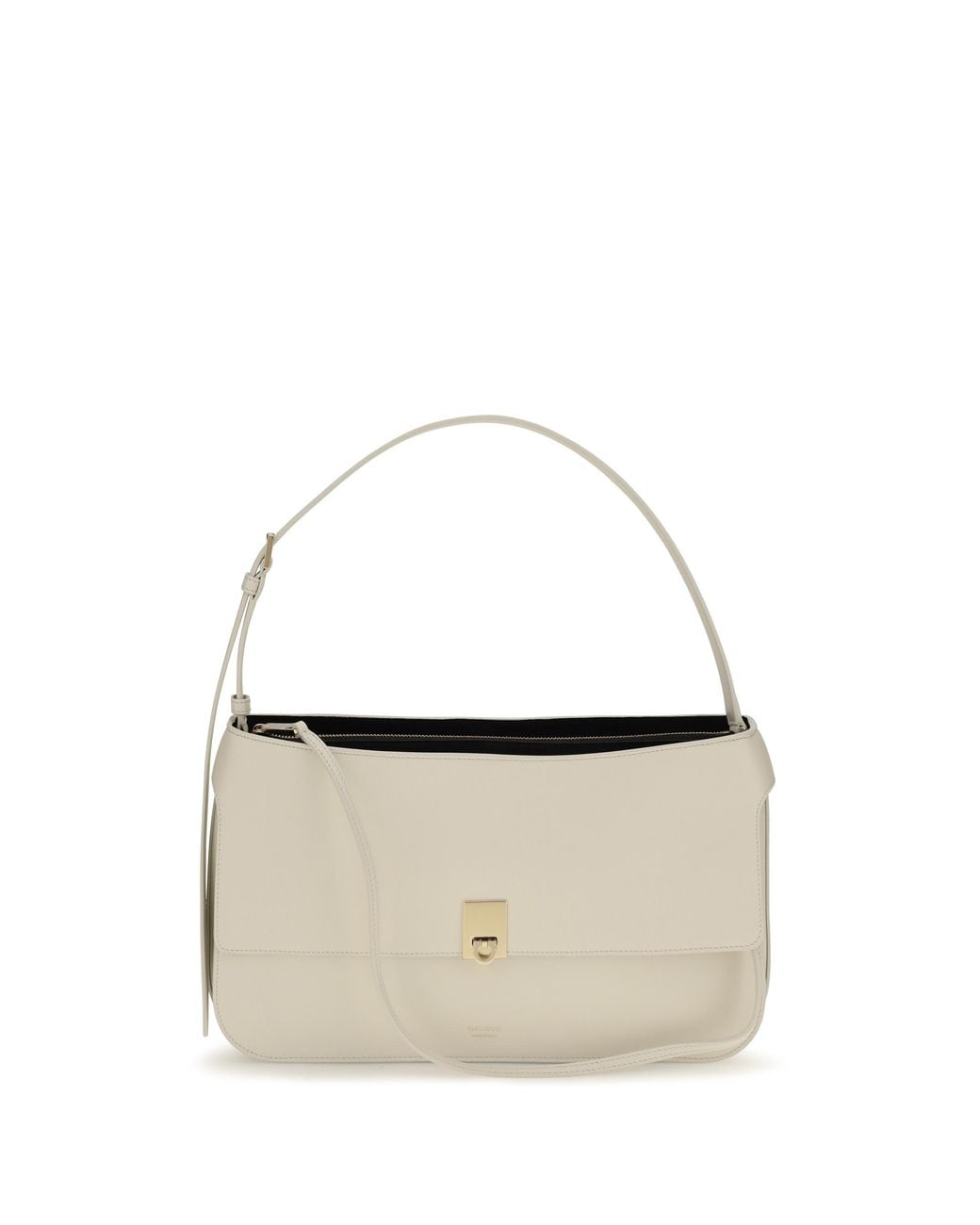 Ferragamo White Cara Small Shoulder Bag
