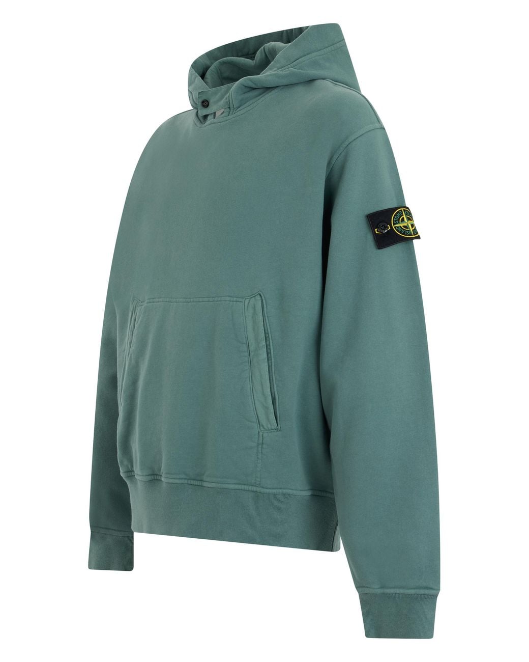 Stone Island Green Hoodie for men