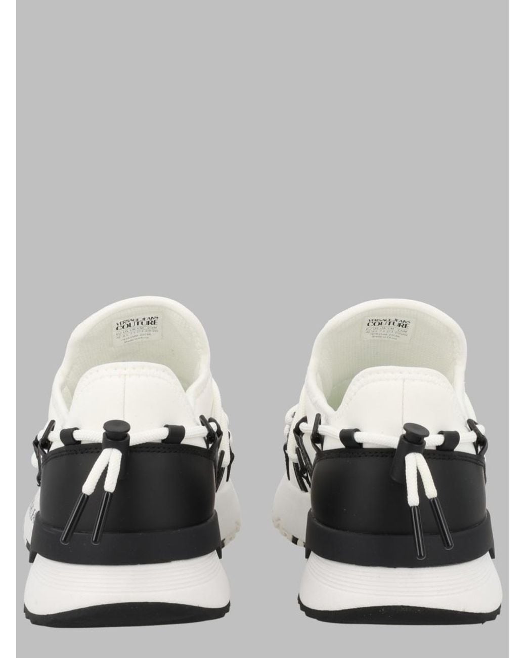 Versace Jeans Couture White Sneaker "Dynamic" Con Logo for men
