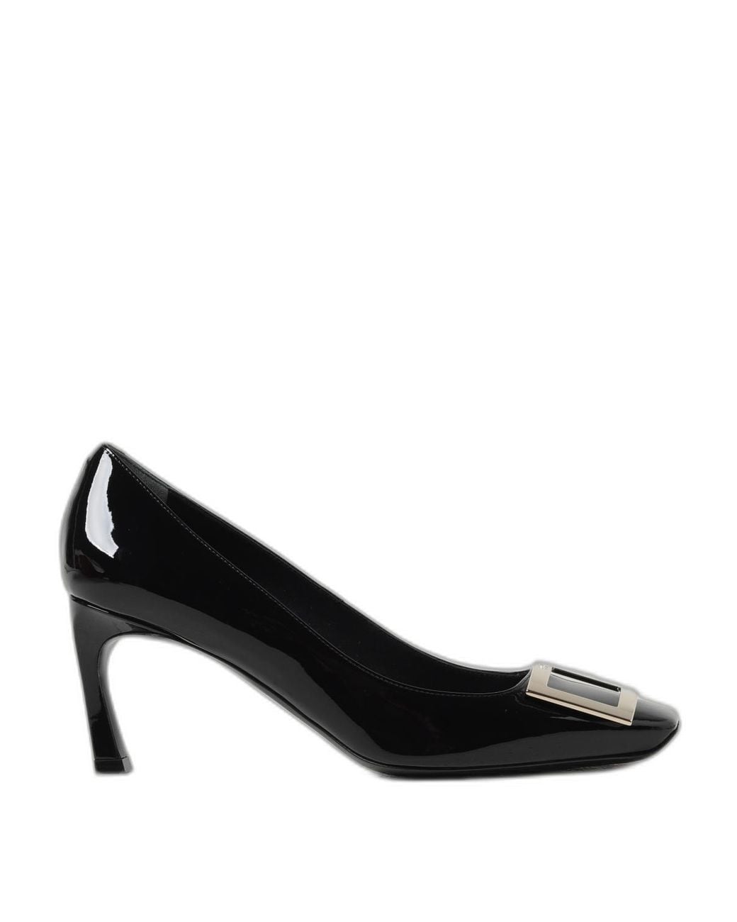 Roger Vivier Black Belle Vivier Trompette Pumps