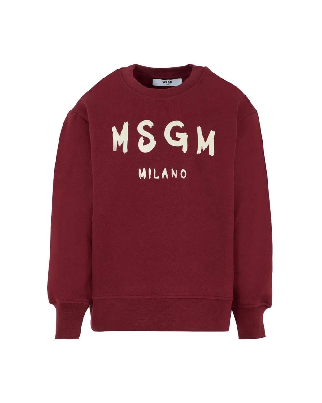MSGM Red Jersey With Logo