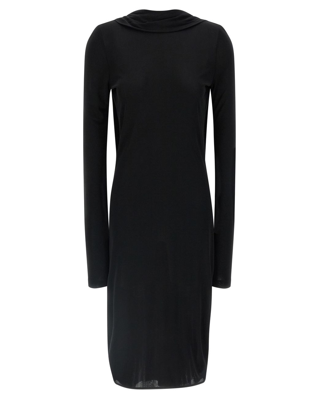 Totême Black 'Cocoon Cape' Dress