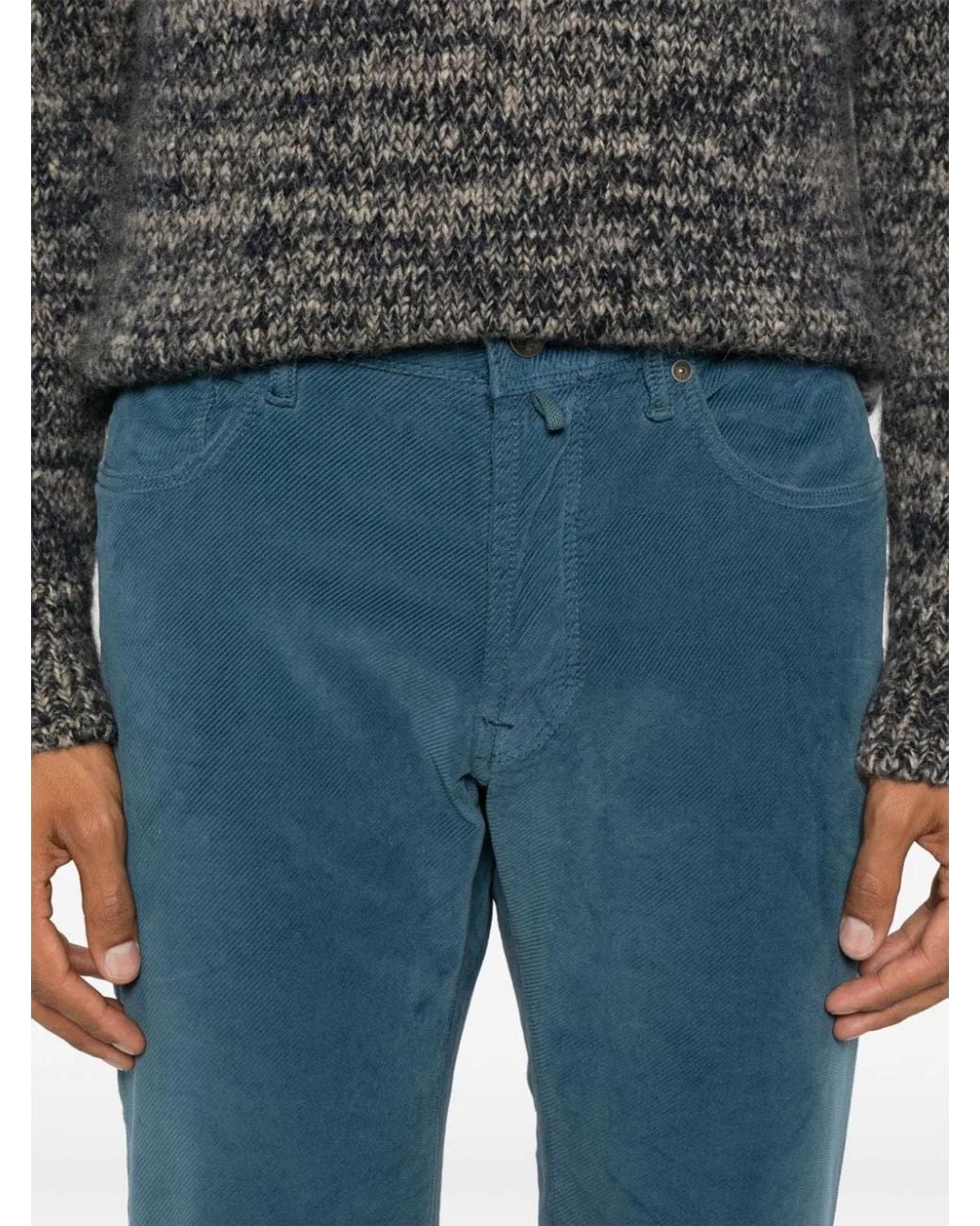 Incotex Blue 5 Pocket Stretch Vintage for men