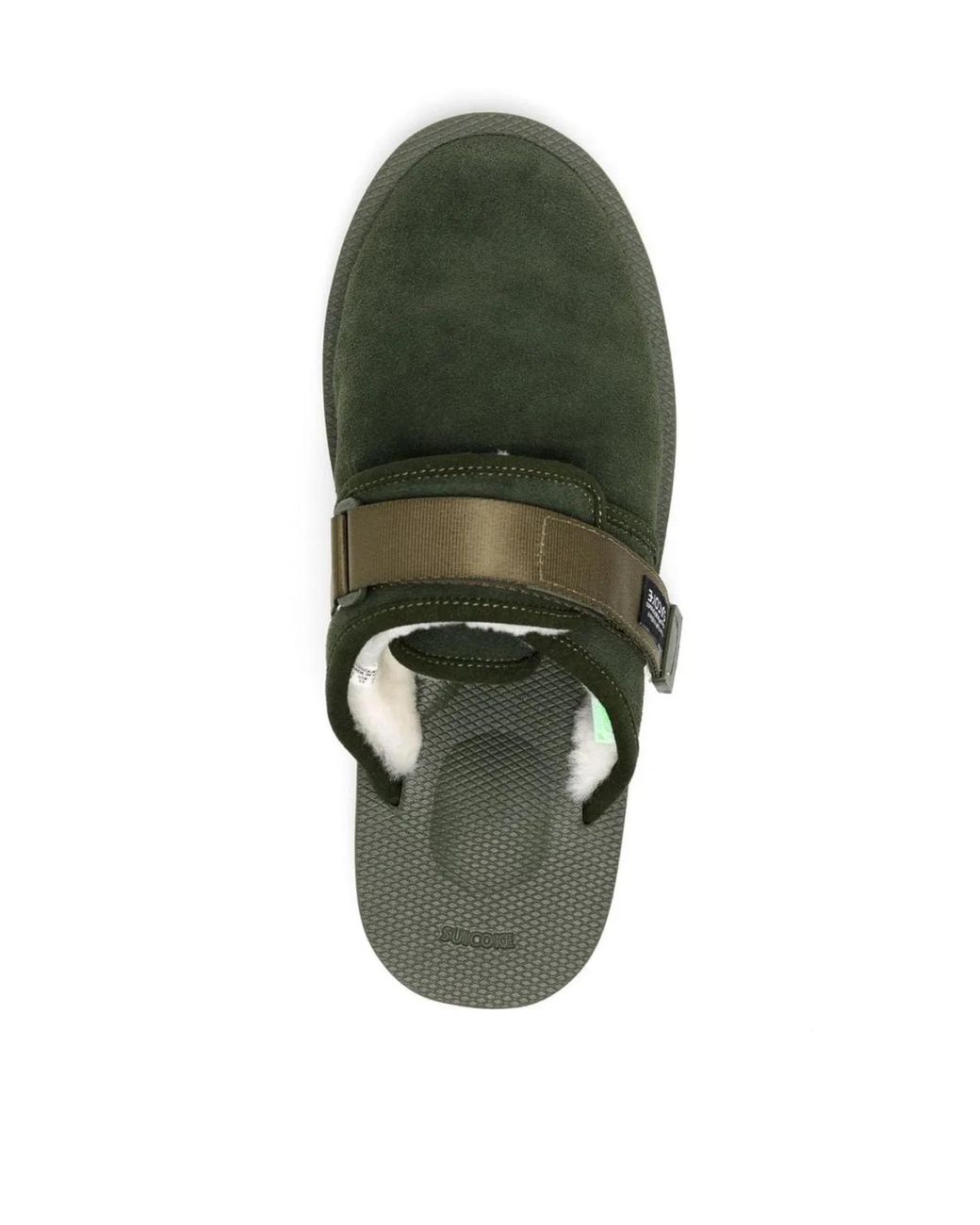 Suicoke Green Zavo-Mab Mules Sandals
