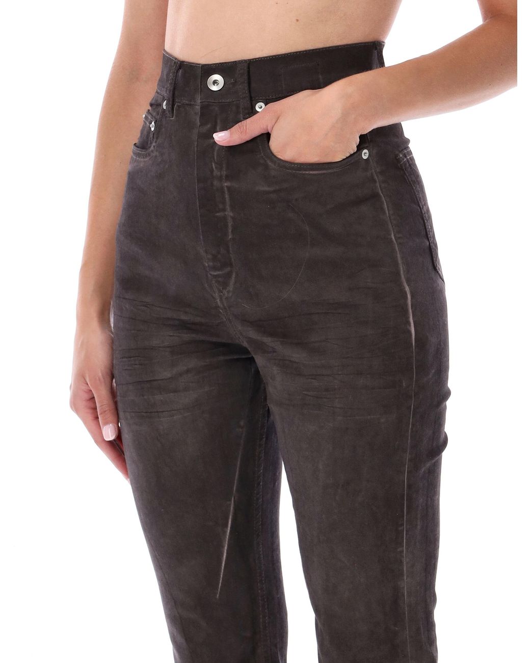Rick Owens Black Drkshdw Bolan Bootcut Jeans
