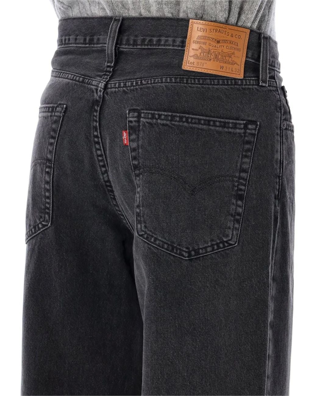 Levi's Black 578 Baggy for men