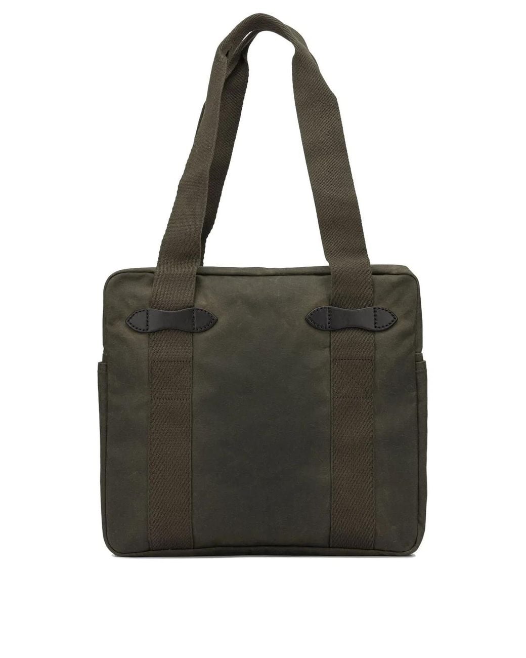 Filson Black "Tin Cloth" Medium Shoulder Bag for men