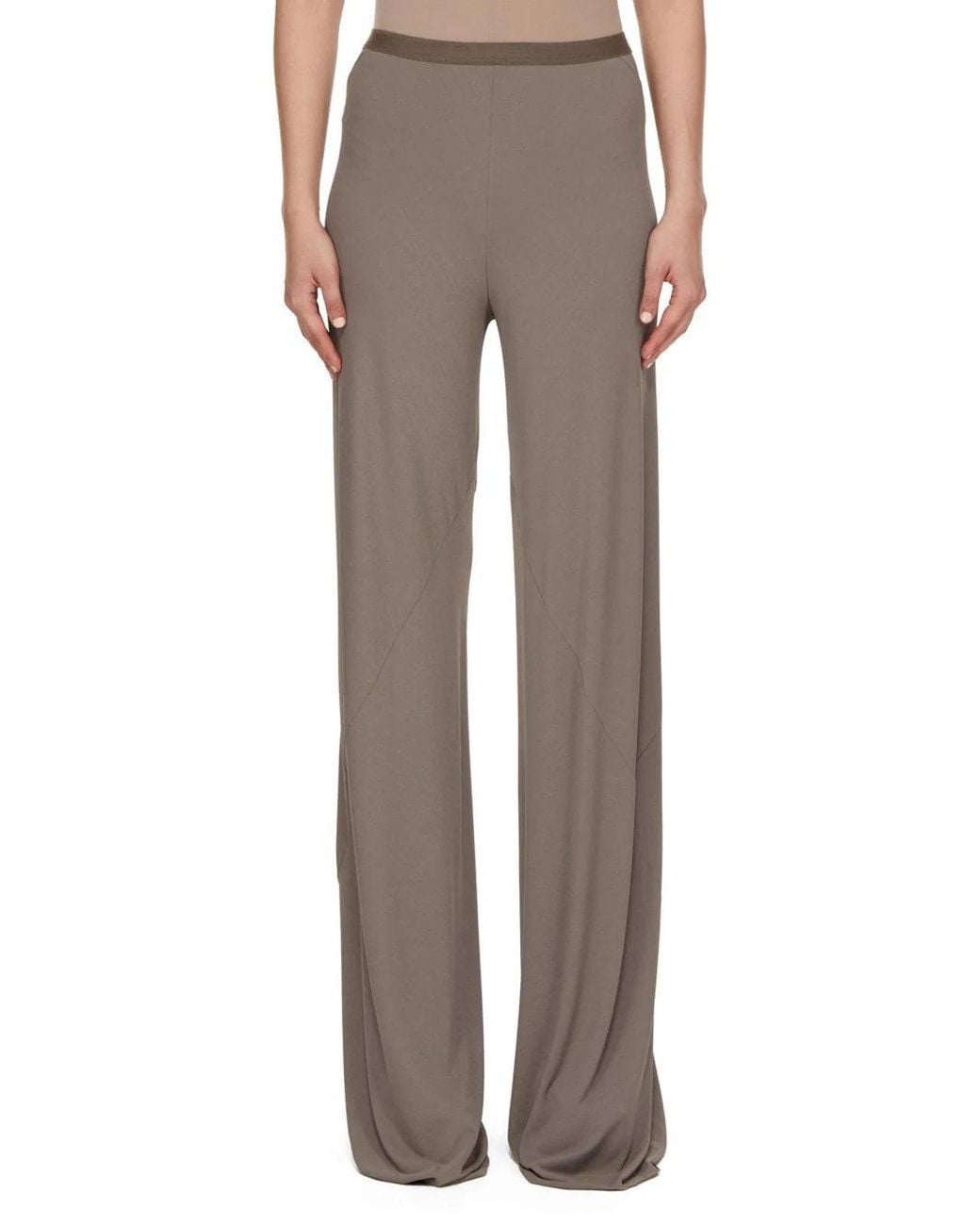 Rick Owens Gray Farrah Bias Pants