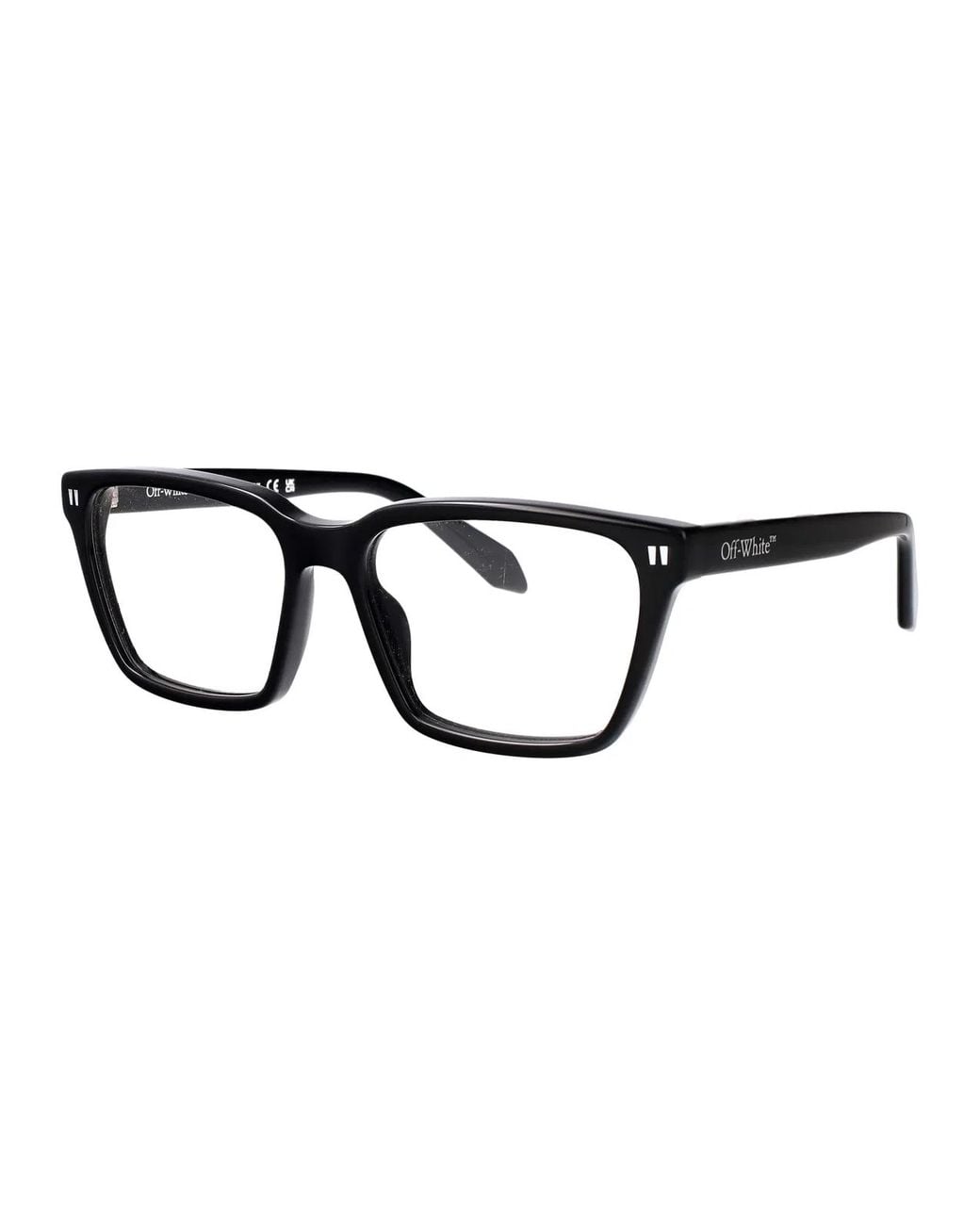 Off-White c/o Virgil Abloh Black Shiny Acetate Glasses