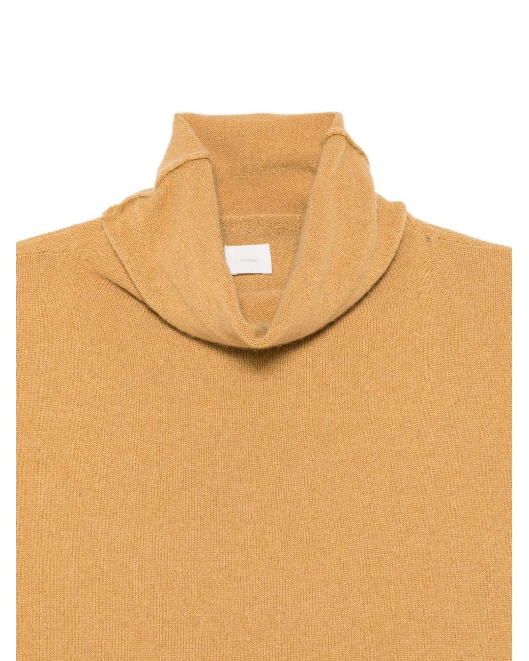 C.t. Plage Natural Cashmere Turtle-Neck Sweater
