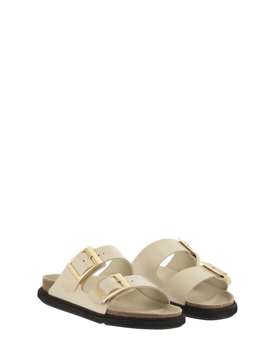 Birkenstock Metallic Arizona Db Hex – Patent Natural Leather Sandal