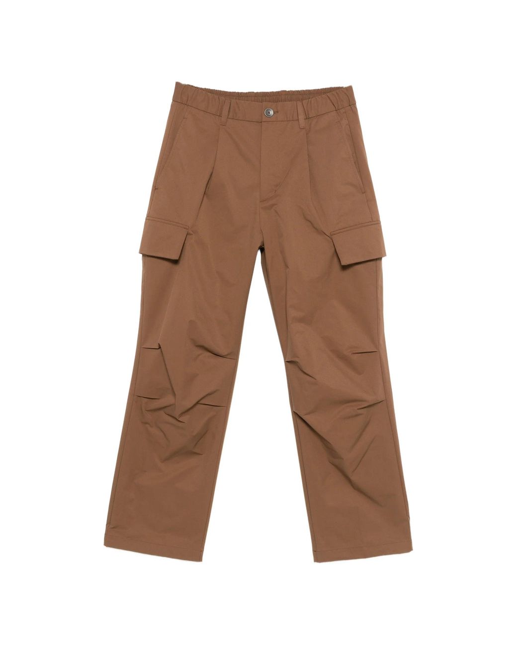 Herno White Rame Polyester Pants