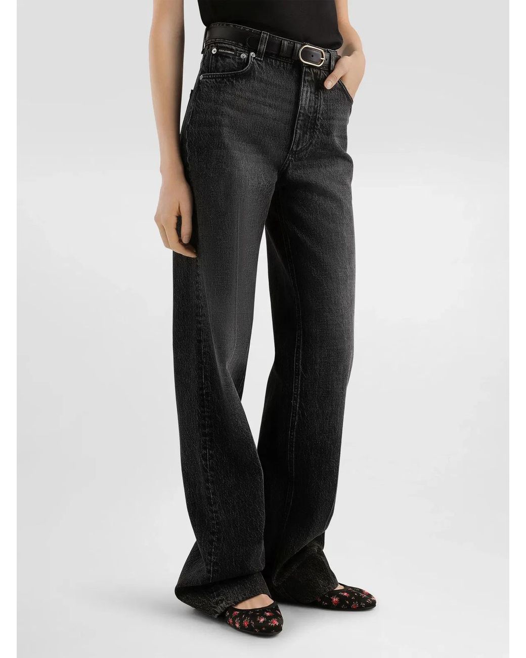 Dolce & Gabbana Black 5-Pocket Pants