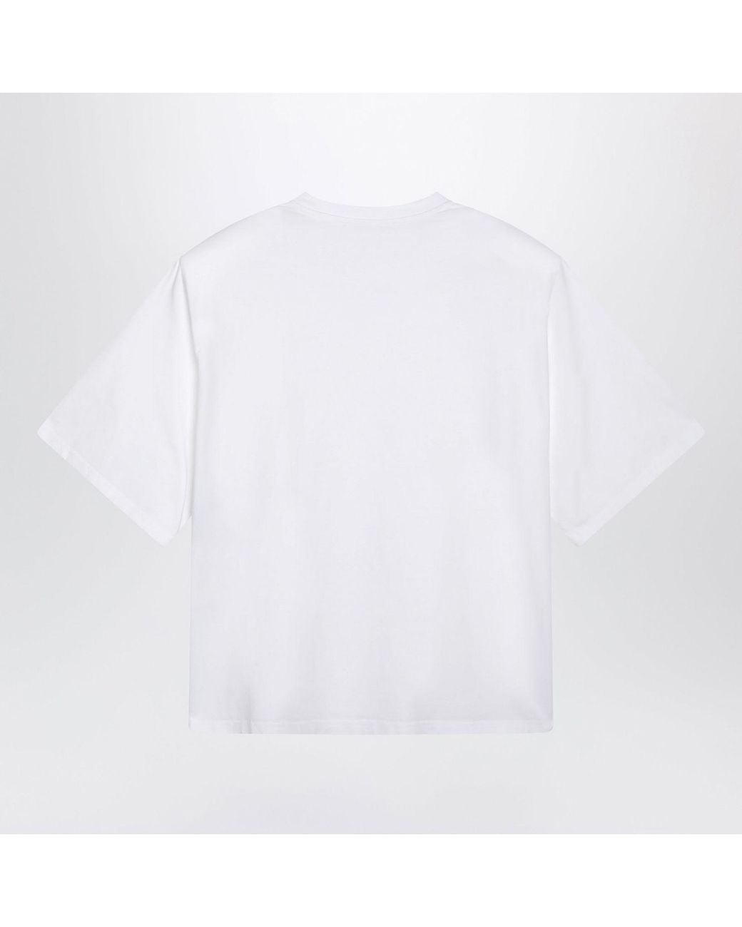 Frankie Shop White Oversized Tshirt With Structured Shoulders