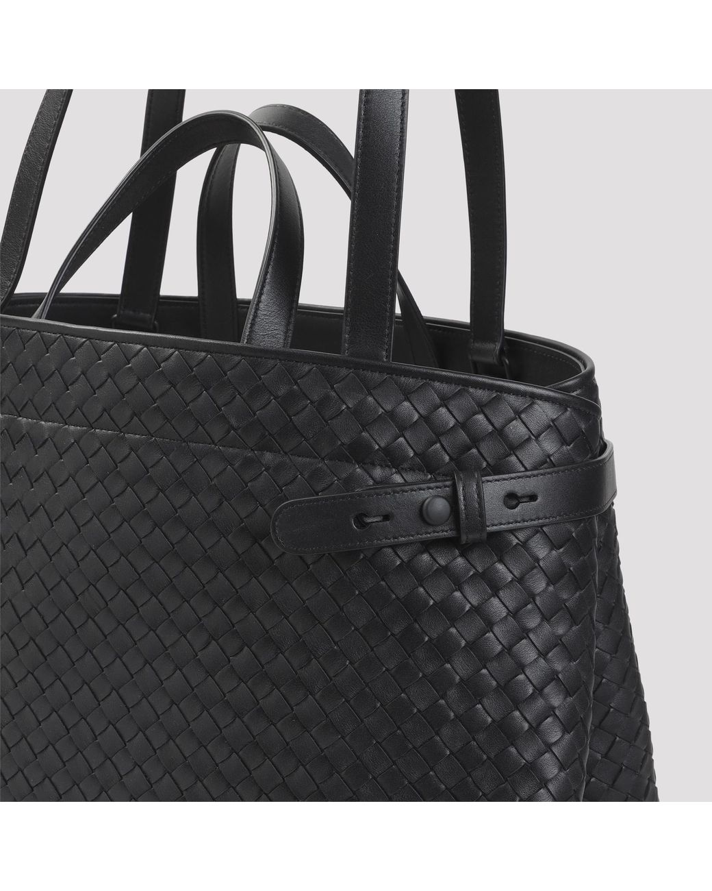 Bottega Veneta Black Archive Tote Intrecciato for men