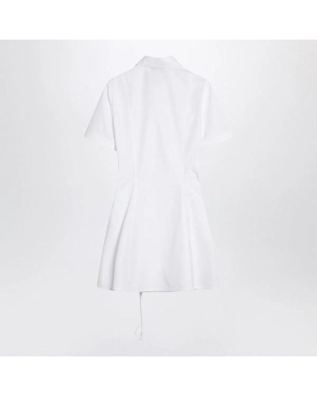 Gucci White Shirt Dress