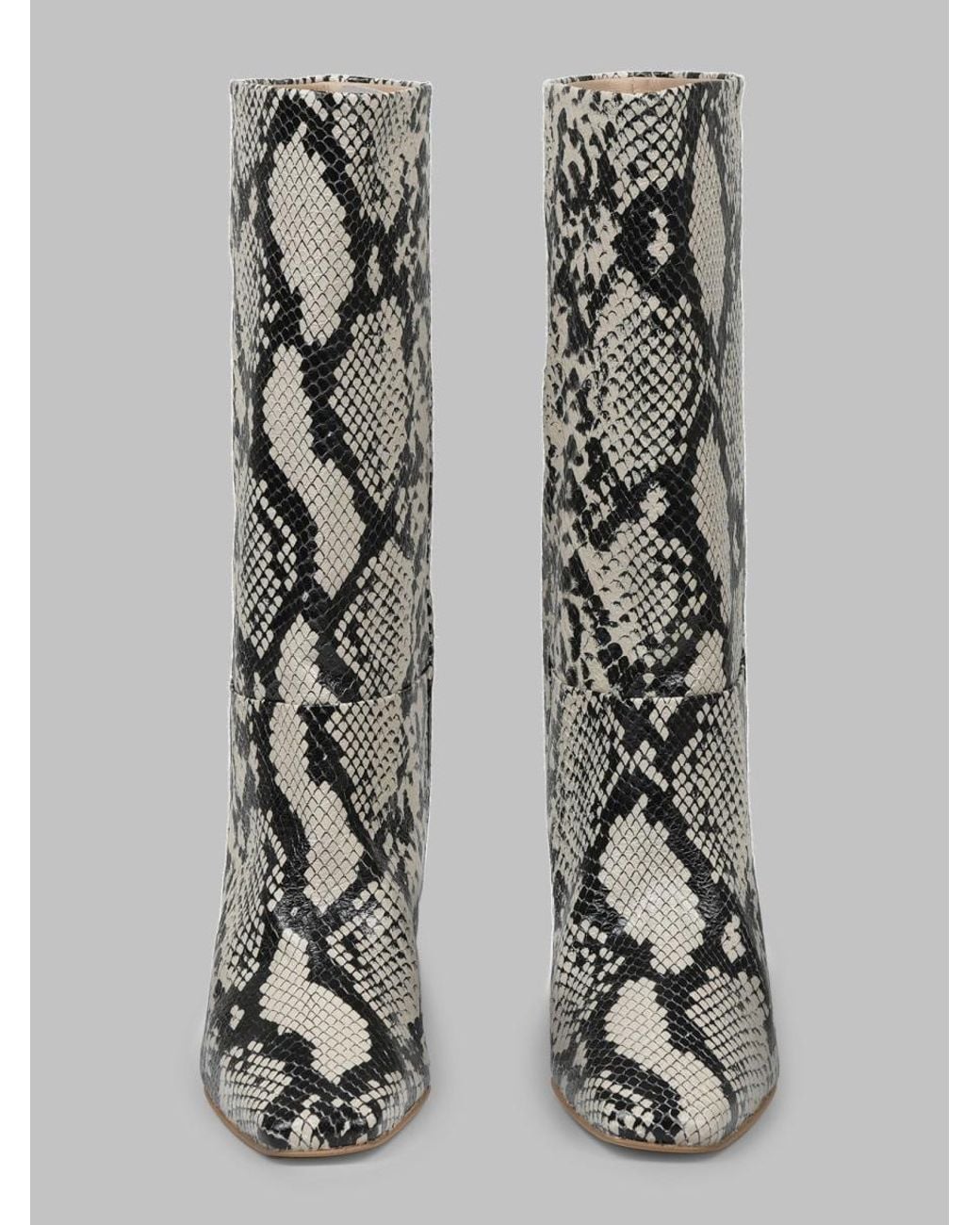 Boot Colour In Alysi Leather Boots in Gray | Lyst