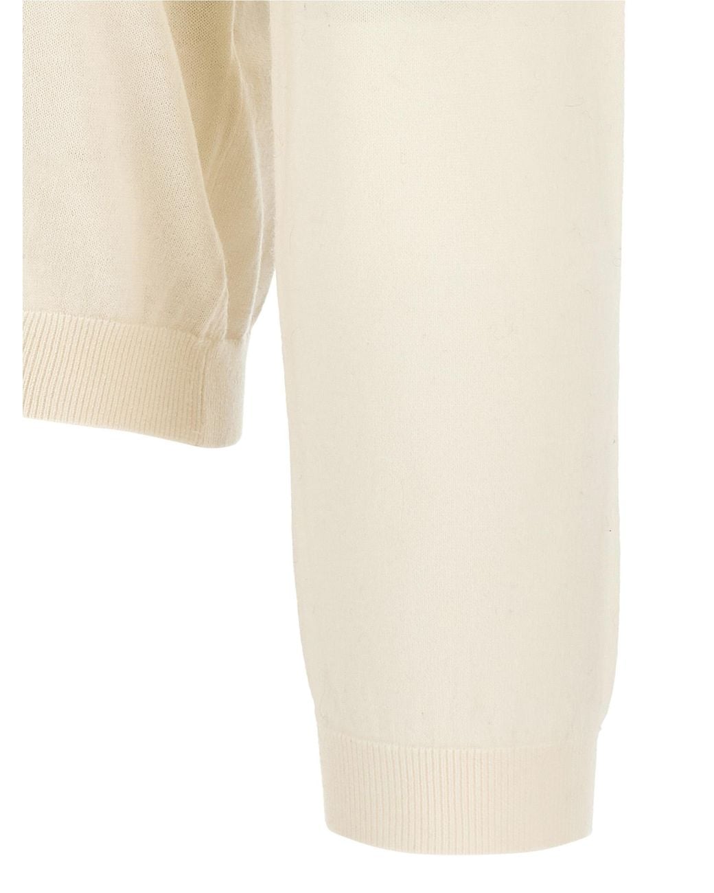 LARMERI STUDIO White 'Touch' Polo Shirt for men