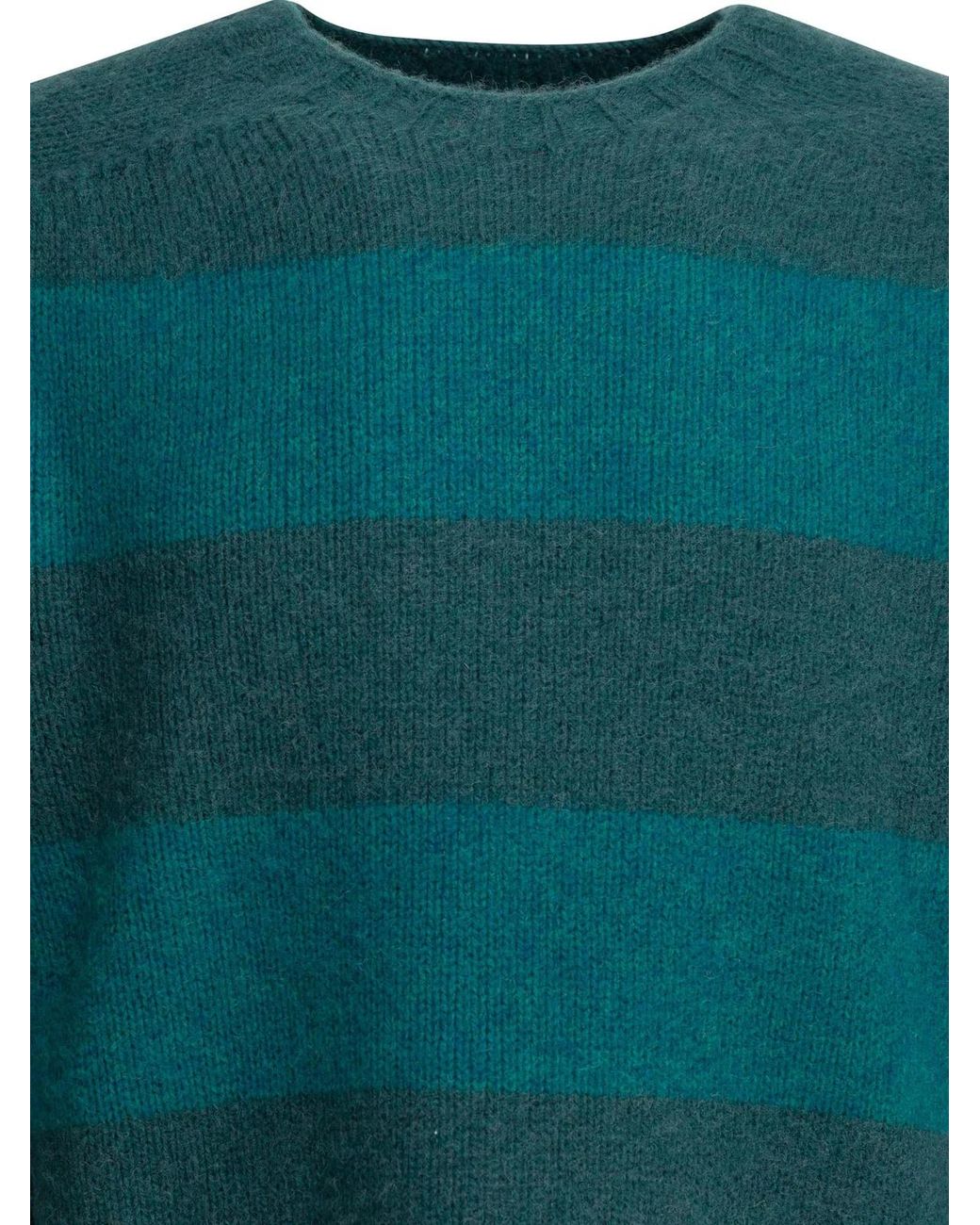 Beams Plus Blue Wool Knitwear for men