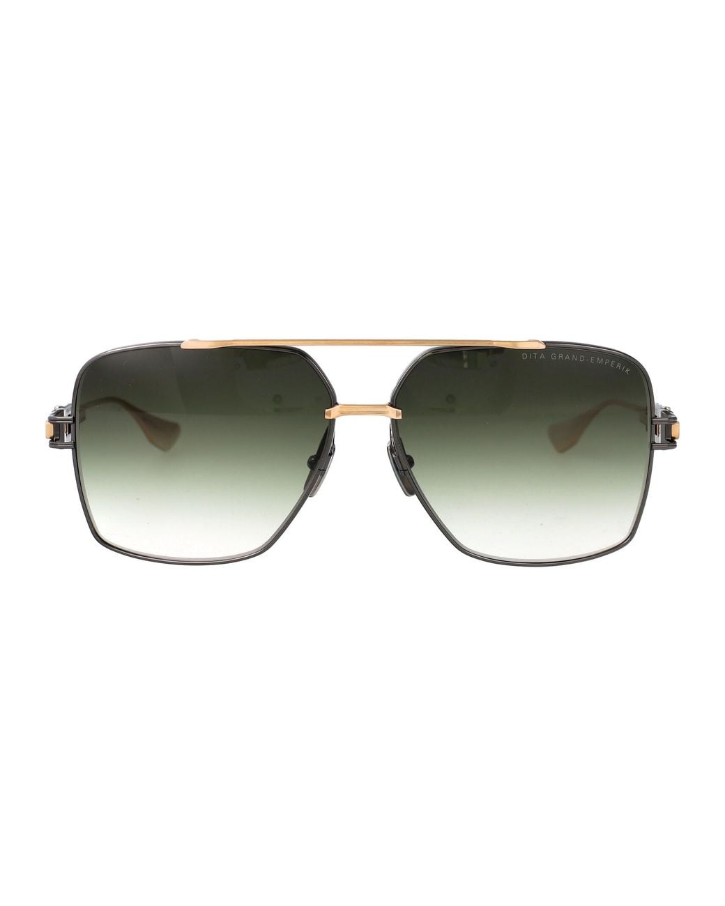 Dita Eyewear Green Grand-Emperik Rhodium
