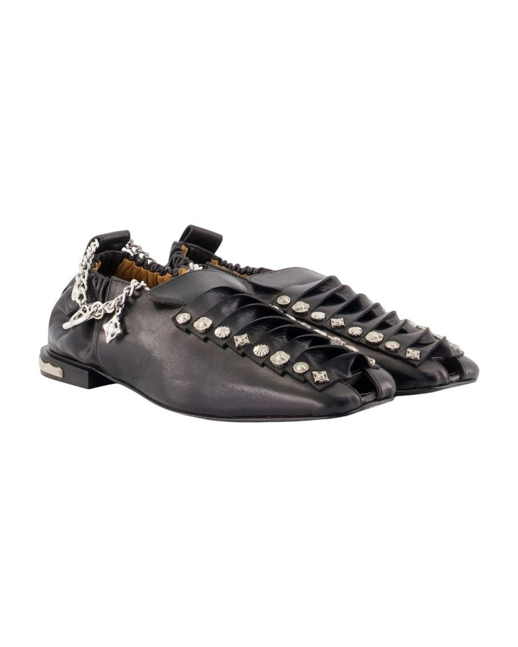 Toga Black Aj1515 Loafers