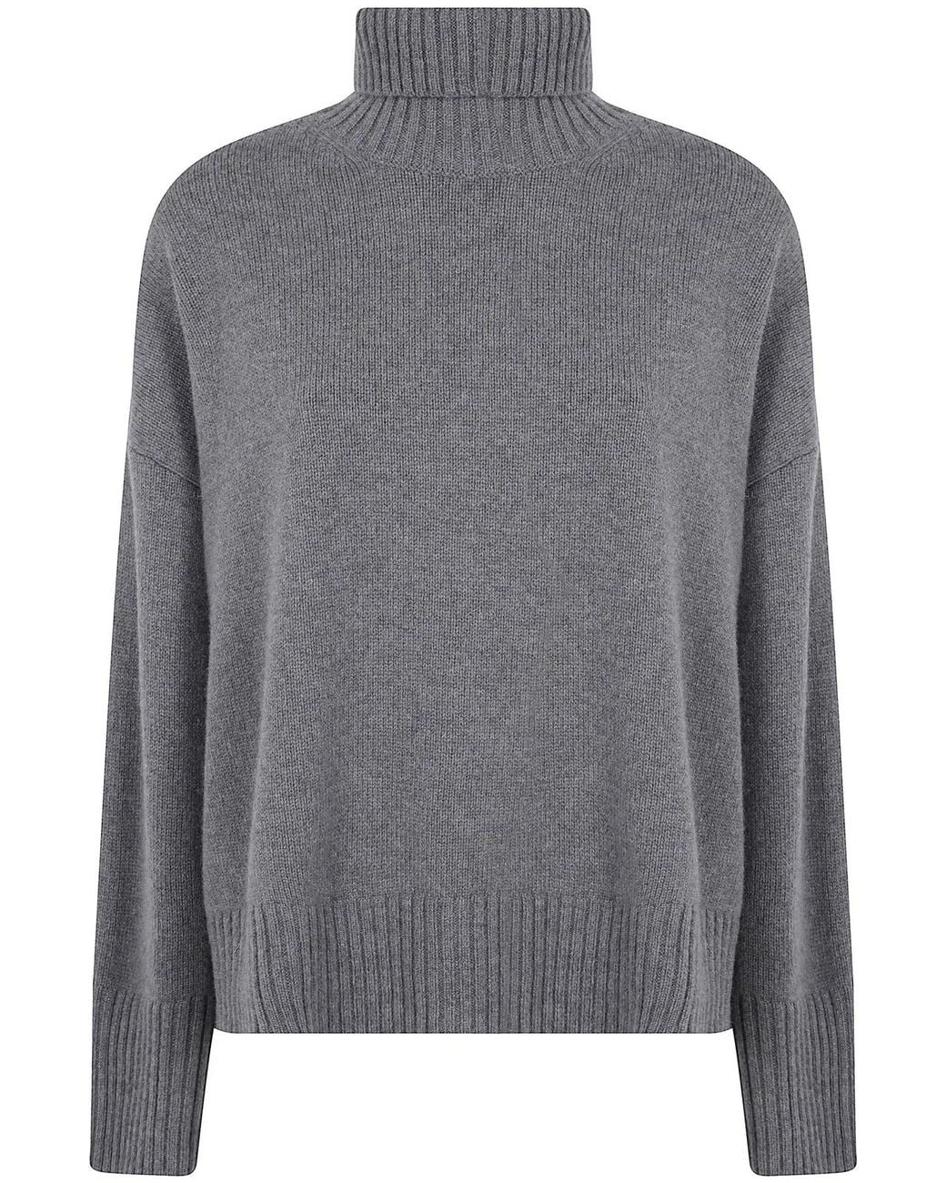 Soeur Gray William" Oversize Turtleneck Sweater