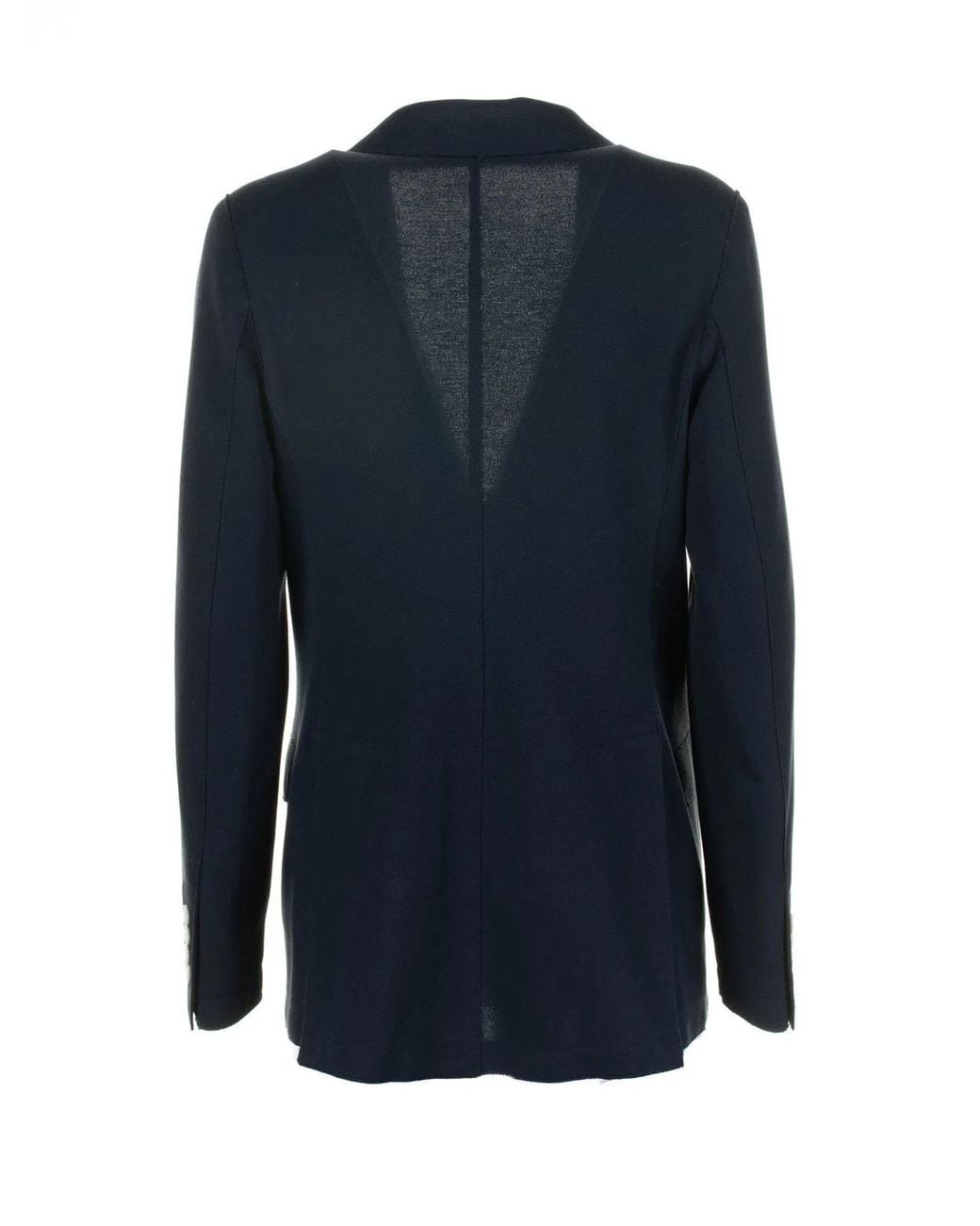 Eleventy Blue Single-Breasted Jacket