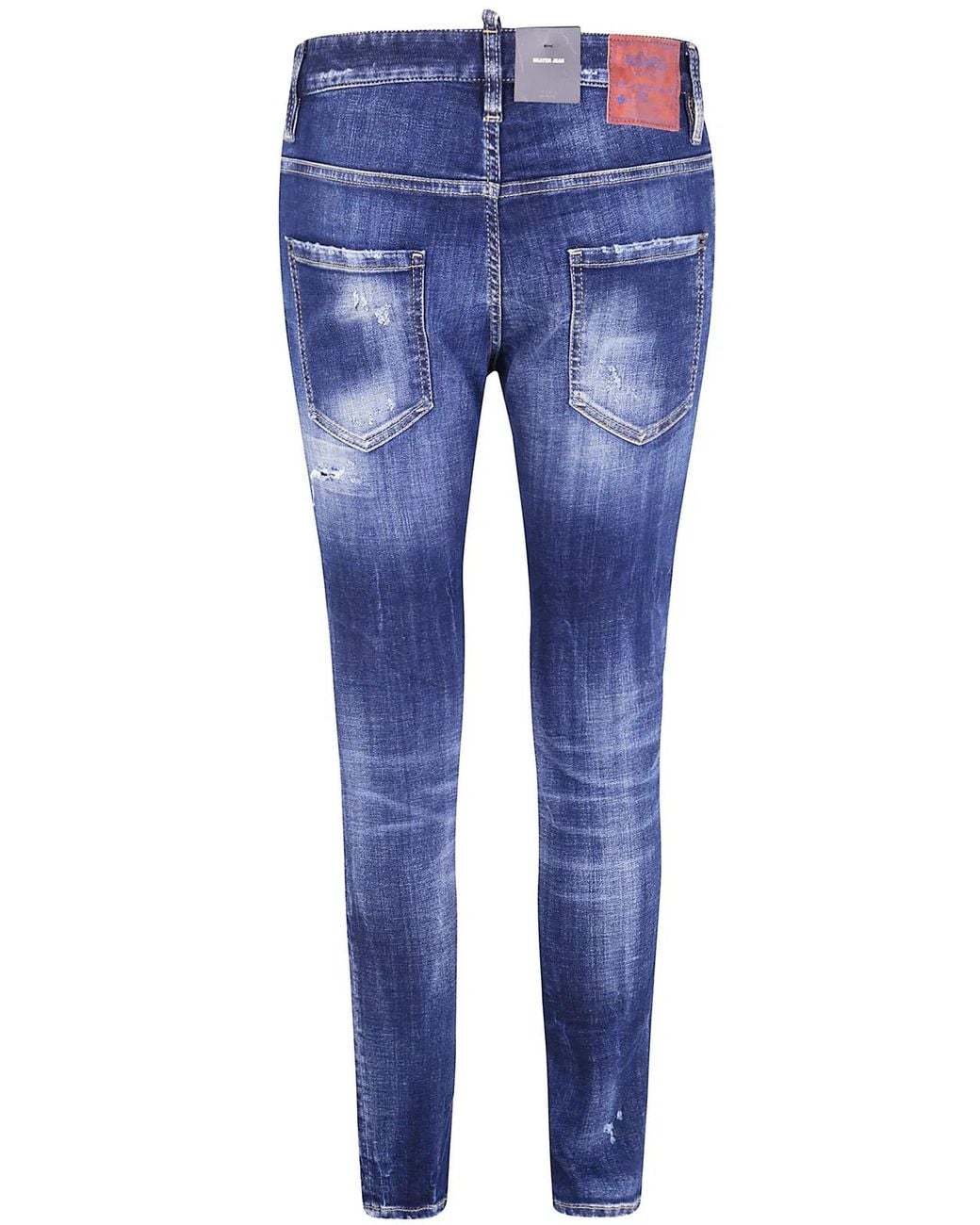 DSquared² Blue Pants 5 Pockets for men