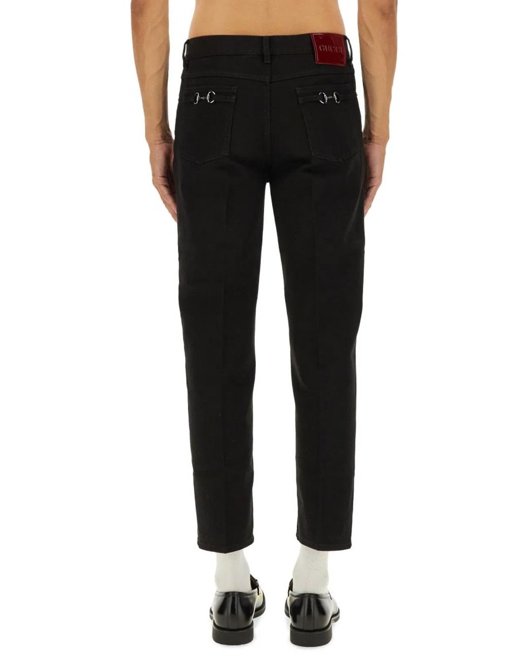 Gucci Black Slim Fit Pants for men